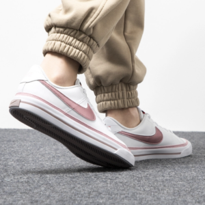 Alternative view of Giày Nike Court Legacy GS 'White Pink Glaze' DA5380-110