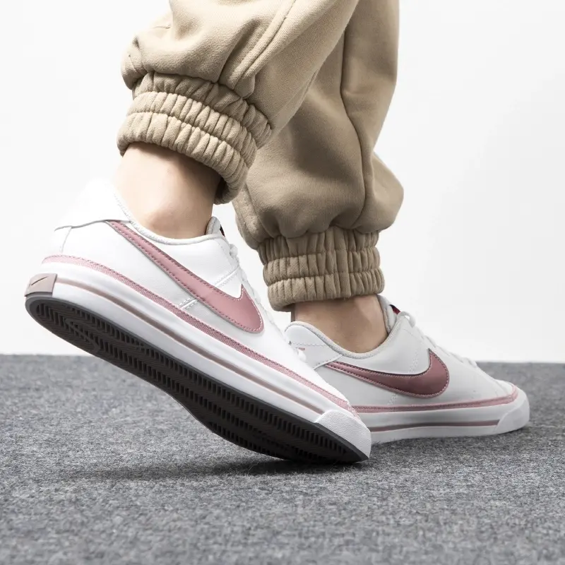 Alternative view of Giày Nike Court Legacy GS 'White Pink Glaze' DA5380-110