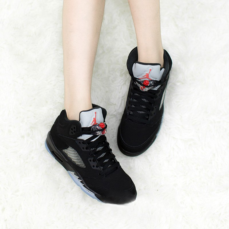 Giày Nike Air Jordan 5 Retro OG BG 'Metallic' 2016 845036-003 - Ảnh 4