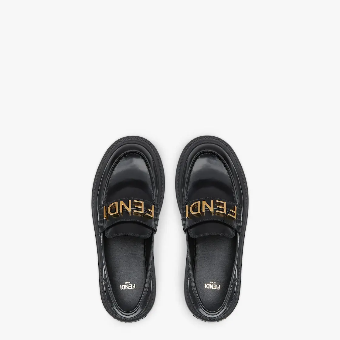 Giay Fendi Fendigraphy Leather 'Black' 8D838369FF0QA1