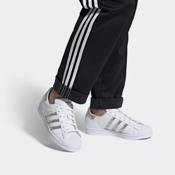 Alternative view of Giày Adidas Wmns Superstar 'Glitter' FZ4445