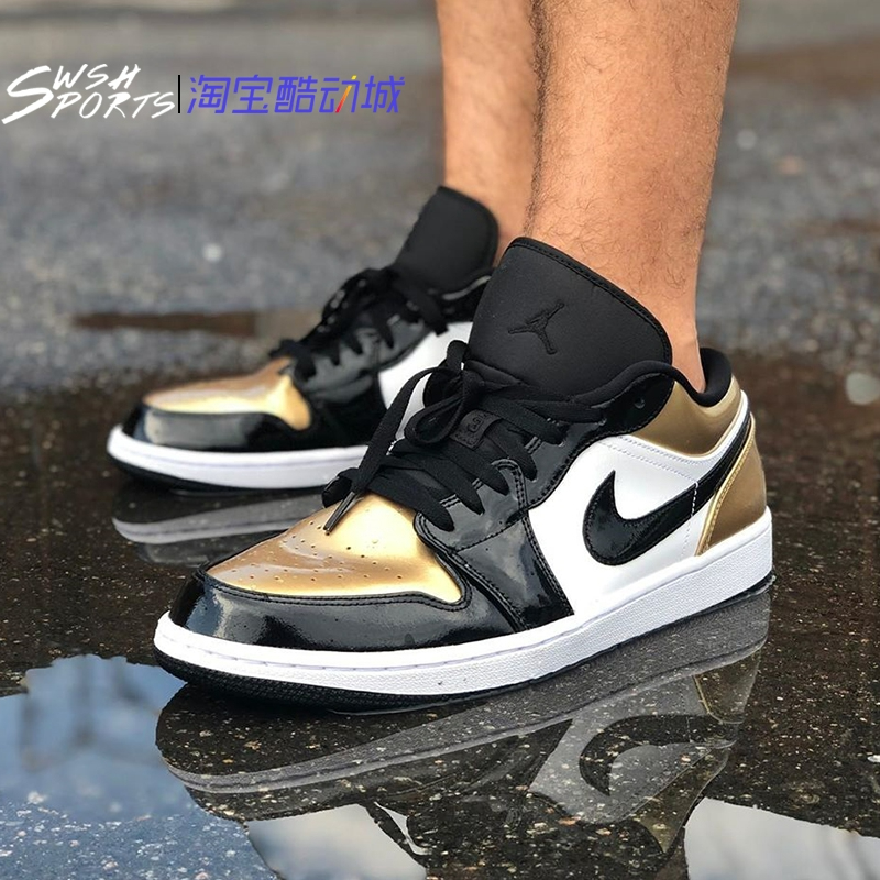 Giày Nike Air Jordan 1 Low 'Gold Toe' CQ9447-700 - Ảnh 3