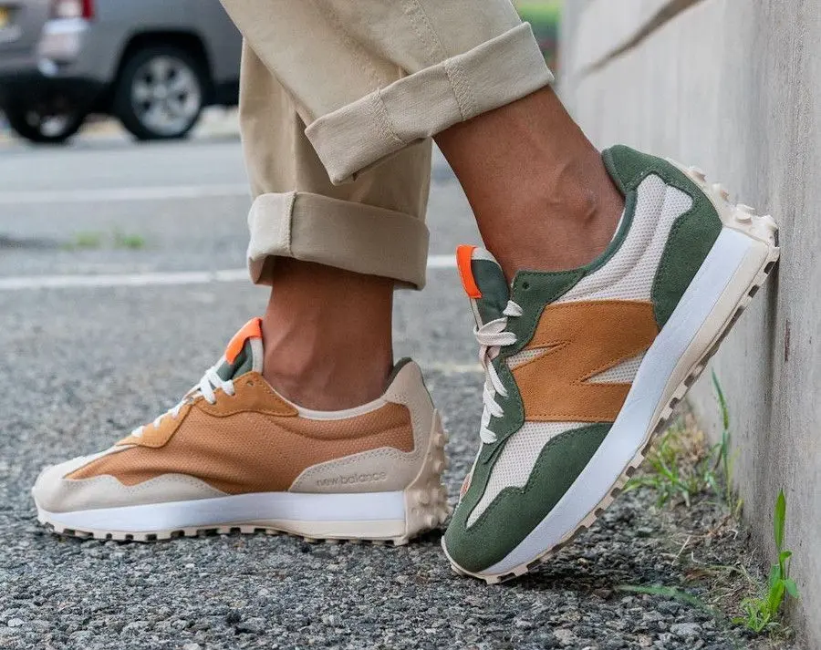 Alternative view of Giày New Balance Todd Snyder x 327 'Farmers Market Pack Wheat' MS327TSC