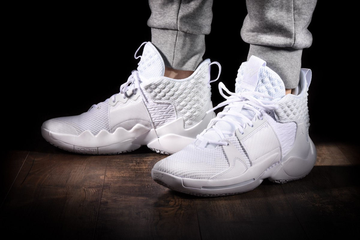 Giày Nike Jordan Why Not Zer0.2 'Triple White' AO6219-101 - Ảnh 3
