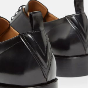 Alternative view of Giày Versace V Leather Lace Up Black 1000793-1A00695-1B000