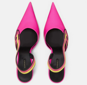 Alternative view of Giày Versace La Greca Signature Sling-Back Pumps 1001831-DVT2P-1PA4V