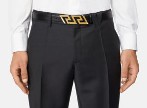 Alternative view of Thắt Lưng Versace La Greca Leather Belt 'Black' 1002237-DVTP1-1B00V