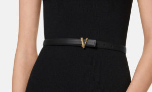 Alternative view of Thắt Lưng Versace V Logo Belt DCDH224-DV3T-KVO41