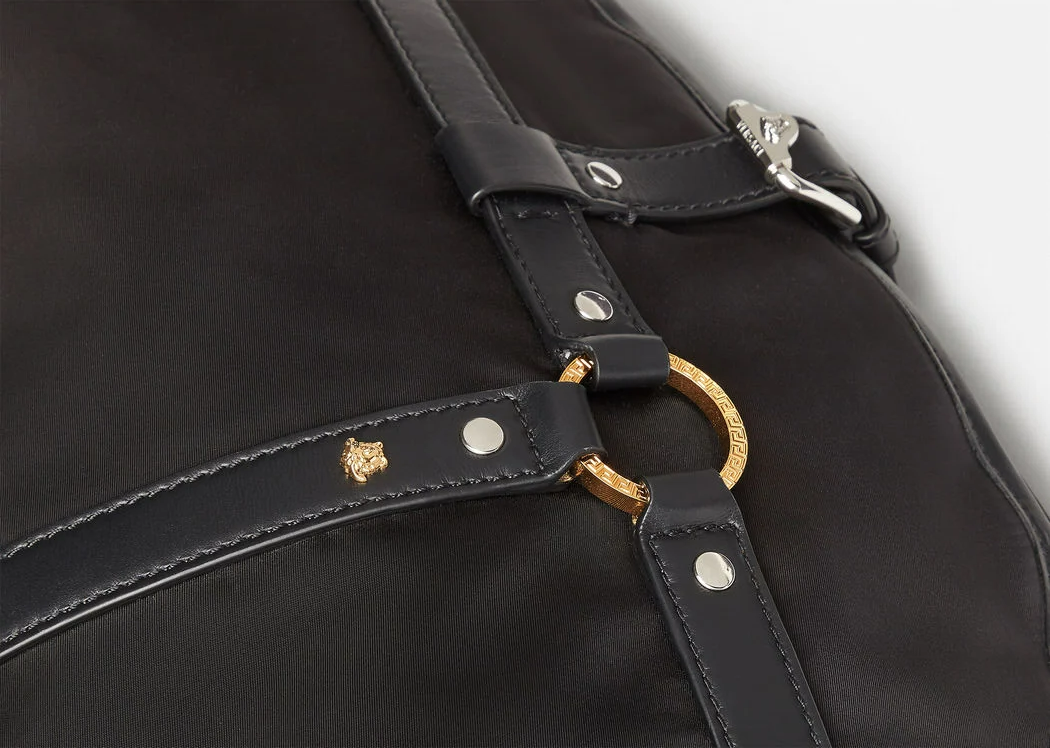 Túi Versace Bondage Messenger Bag Black DFB8430-DNY24-1B00L - Ảnh 6