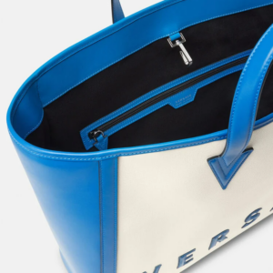Alternative view of Túi Versace Cabas Logo Tote Blue White DFB8579-DTEVT5-2U37P