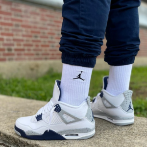 Giay Nike Air Jordan 4 Retro GS 'Midnight Navy' 408452-140