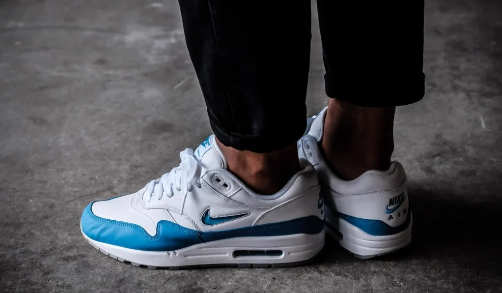 Giày Nike Air Max 1 Premium SC Jewel 'University Blue' 918354-102 - Ảnh 3