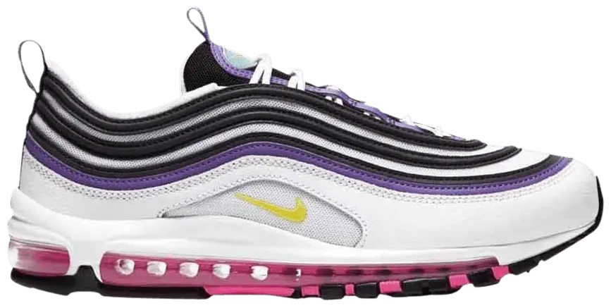 Giày Nike Air Max 97 'White Dynamic Yellow Violet' 921826-106