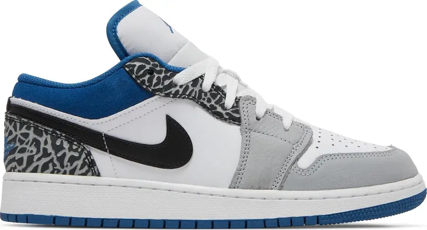 Giày Nike Air Jordan 1 Low SE GS 'True Blue' DQ2514-140