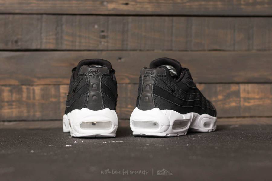 Giày Nike Air Max 95 Premium SE 'Black White' 924478-001 - Ảnh 3