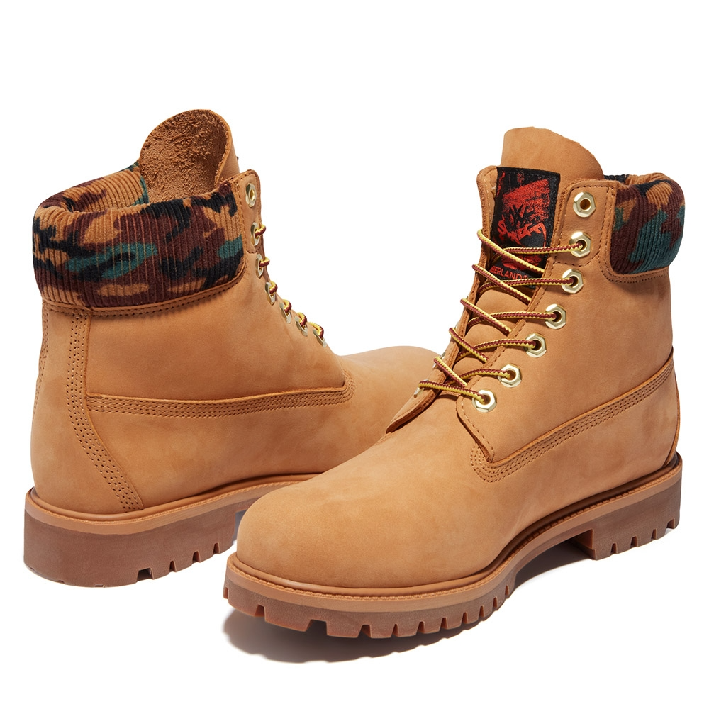 Giày Timberland Contrast Collar 'Wheat' A2KCE231 - Ảnh 3