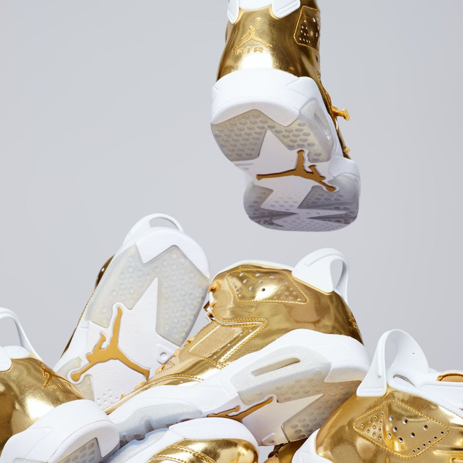 Giày Nike Jordan 6 Retro 'Pinnacle Metalic Gold' 854271-730 - Ảnh 3