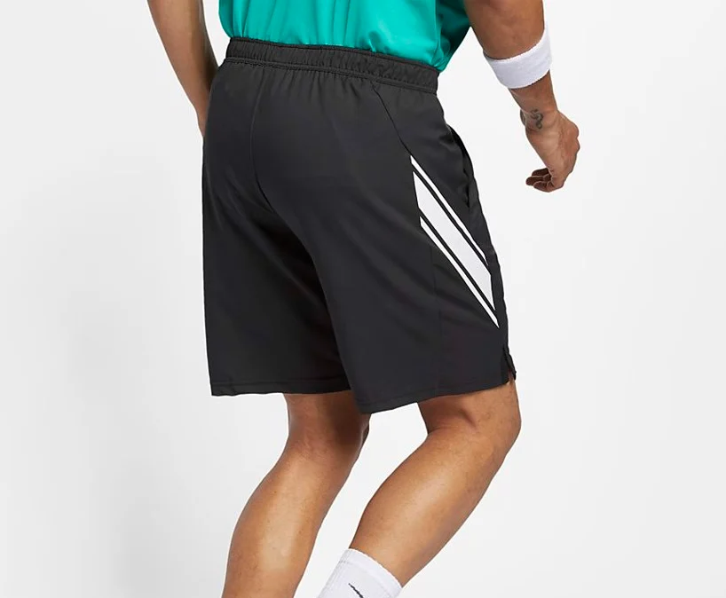 Quần Nike Court Dry 9 Inch Short Black White 939265-011 - Ảnh 4