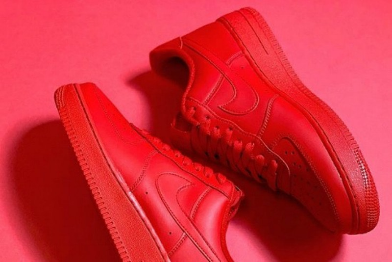 Giày Nike Air Force 1 Low '07 LV8 1 'Triple Red' CW6999-600 - Ảnh 5