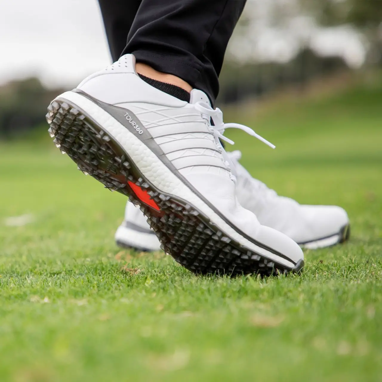 Alternative view of Giày Golf Adidas Tour 360 XT-SL 'White Grey' EG4884