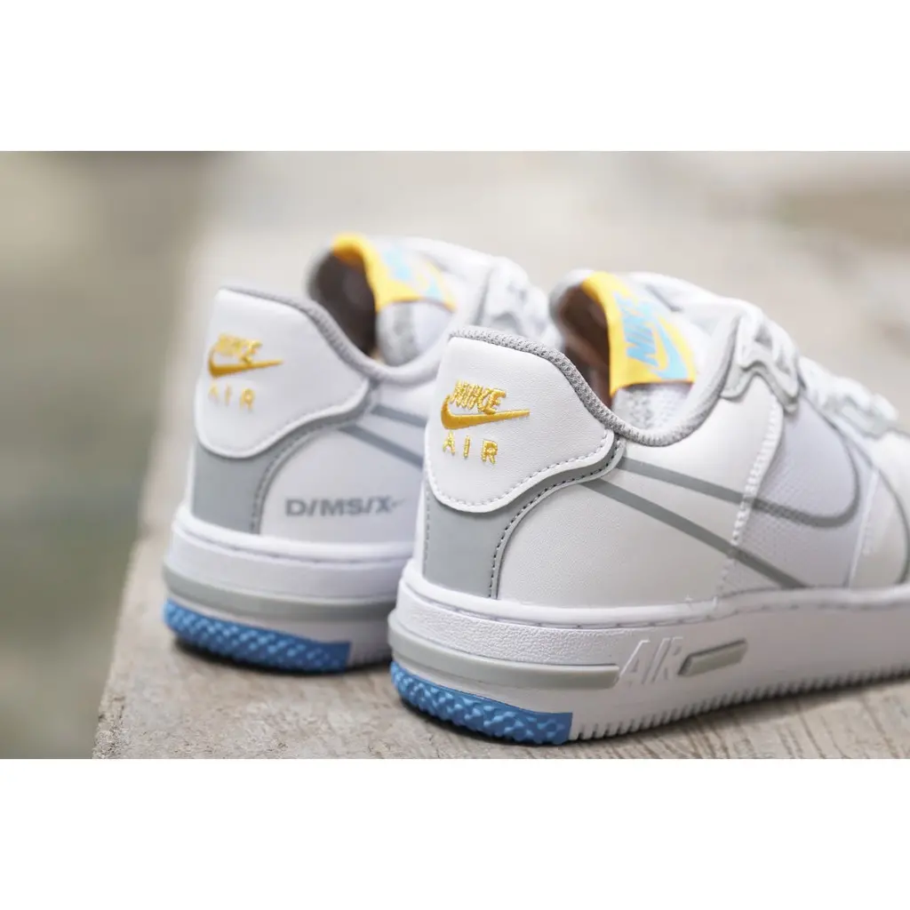 Alternative view of Giày Nike Air Force 1 React ' White Light Smoke Grey ' CT5117-102
