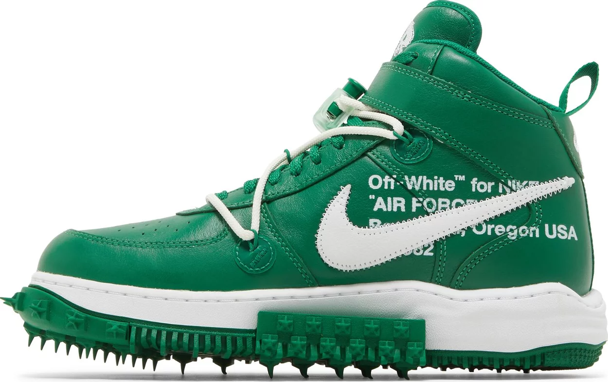 Giay Nike Air Force 1 Mid 'Off-White Pine Green' DR0500-300