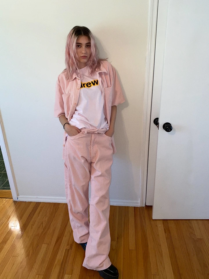 Áo Drew House Secert SS Pink Tee - Ảnh 4