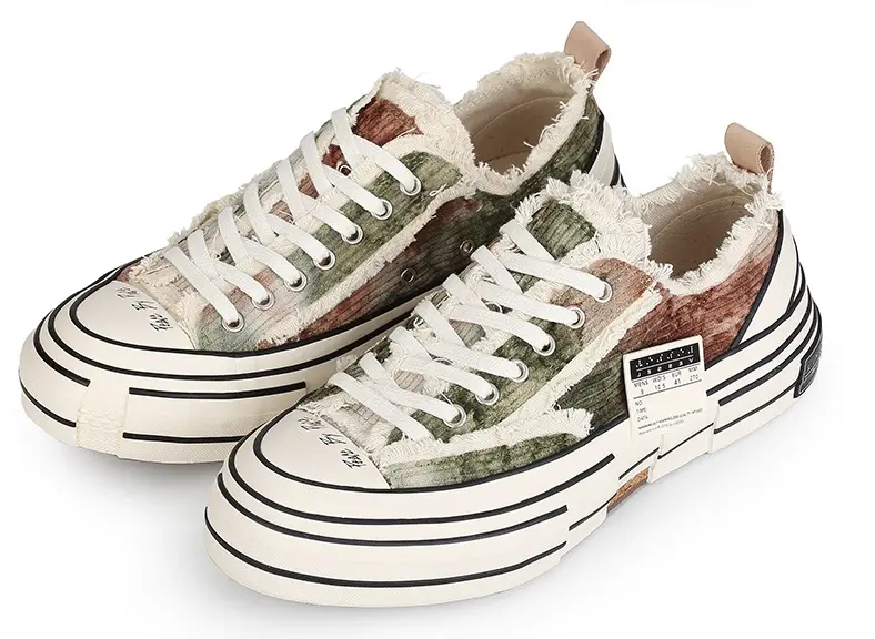 Alternative view of Giày xVESSEL G.O.P Lows Corduroy Brown Tie Dye S21X15H