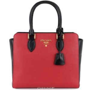 Túi Prada Fuoco Nero Tote Saffiano Leather Bag 1BA113-2EDV-FOC9F
