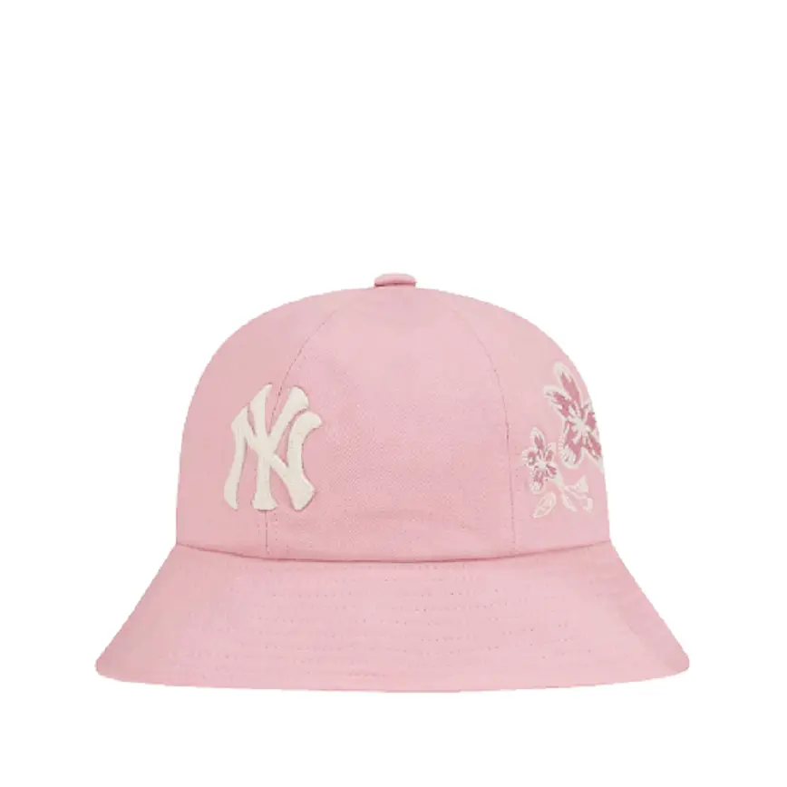 Mũ MLB NY Floral Pink 32CPHJ911-50P