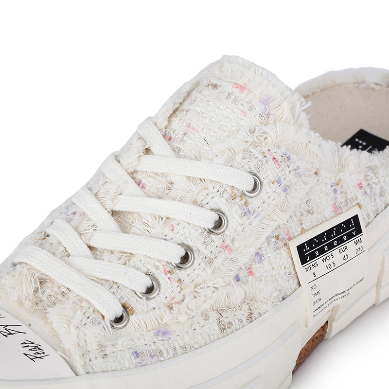 Giay xVESSEL G.O.P. Slip On 'White Tweed'