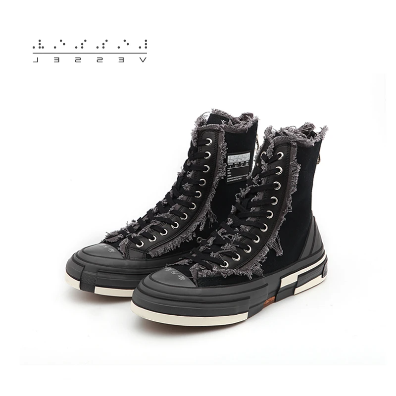 Alternative view of Giày xVESSEL G.O.P. Highs for Yohji Yamamoto Black FN-E03-062-1
