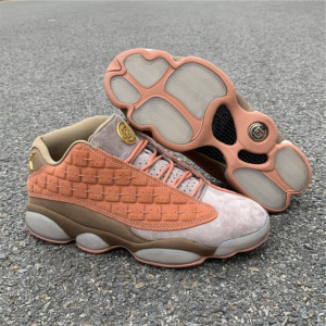 Alternative view of Giày Nike CLOT x Air Jordan 13 Retro Low NRG 'Terracotta' AT3102-200