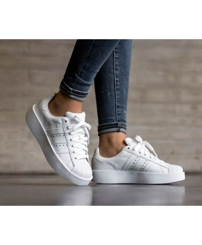 Alternative view of Giày Adidas Superstar J 'Footwear White' CQ2702