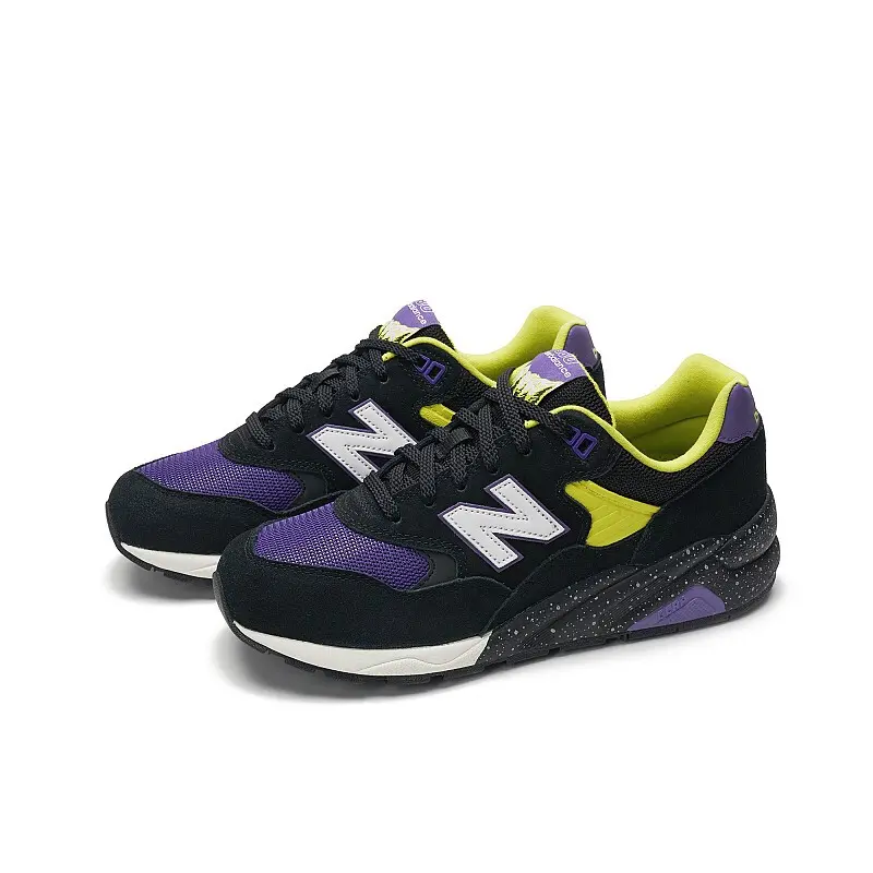 Alternative view of Giày New Balance 580 Black Purple CMT580TF