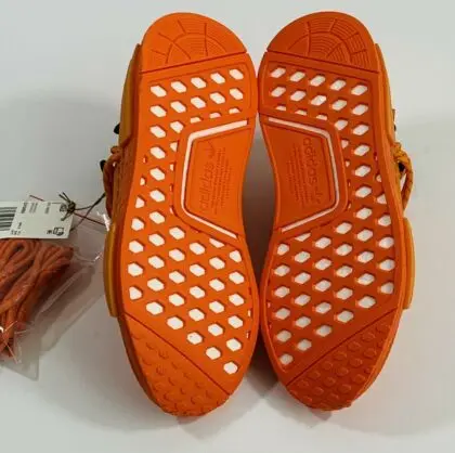 Alternative view of Giày Adidas Pharrell x NMD Human Race 'Orange' GY0095