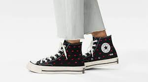 Giày Converse Chuck 70 Crafted With Love High Black Red A01600C - Ảnh 9