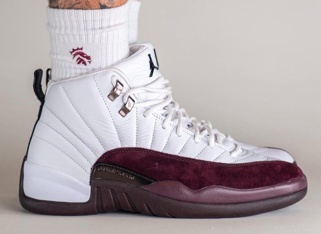 Giay Nike Air Jordan 12 x A Ma Maniere Retro 'White' DV6989-100