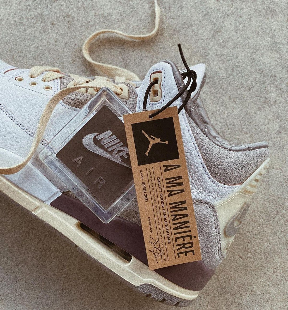 Giày Nike A Ma Maniére x Wmns Air Jordan 3 Retro SP 'Raised By Women' DH3434-110 - Ảnh 7