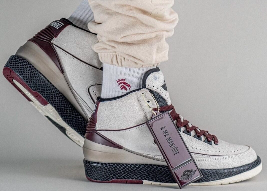 Giày Nike Air Jordan 2 x A Ma Maniére 'Sail' DO7216-100 - Ảnh 4