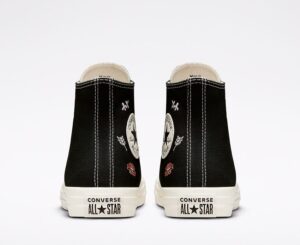 Alternative view of Giày Converse Chuck Taylor All Star 70s Hi Embroidery Florets 'Black White'