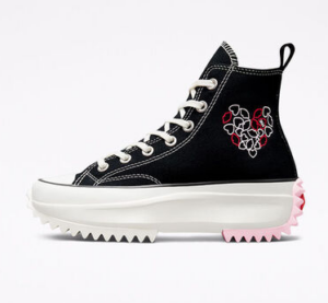 Alternative view of Giày Converse Run Star Hike Platform Embroidered Hearts A01598C