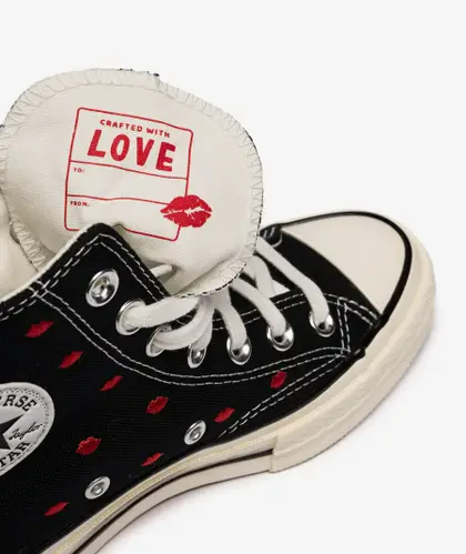 Giày Converse Chuck 70 Crafted With Love High Black Red A01600C - Ảnh 4
