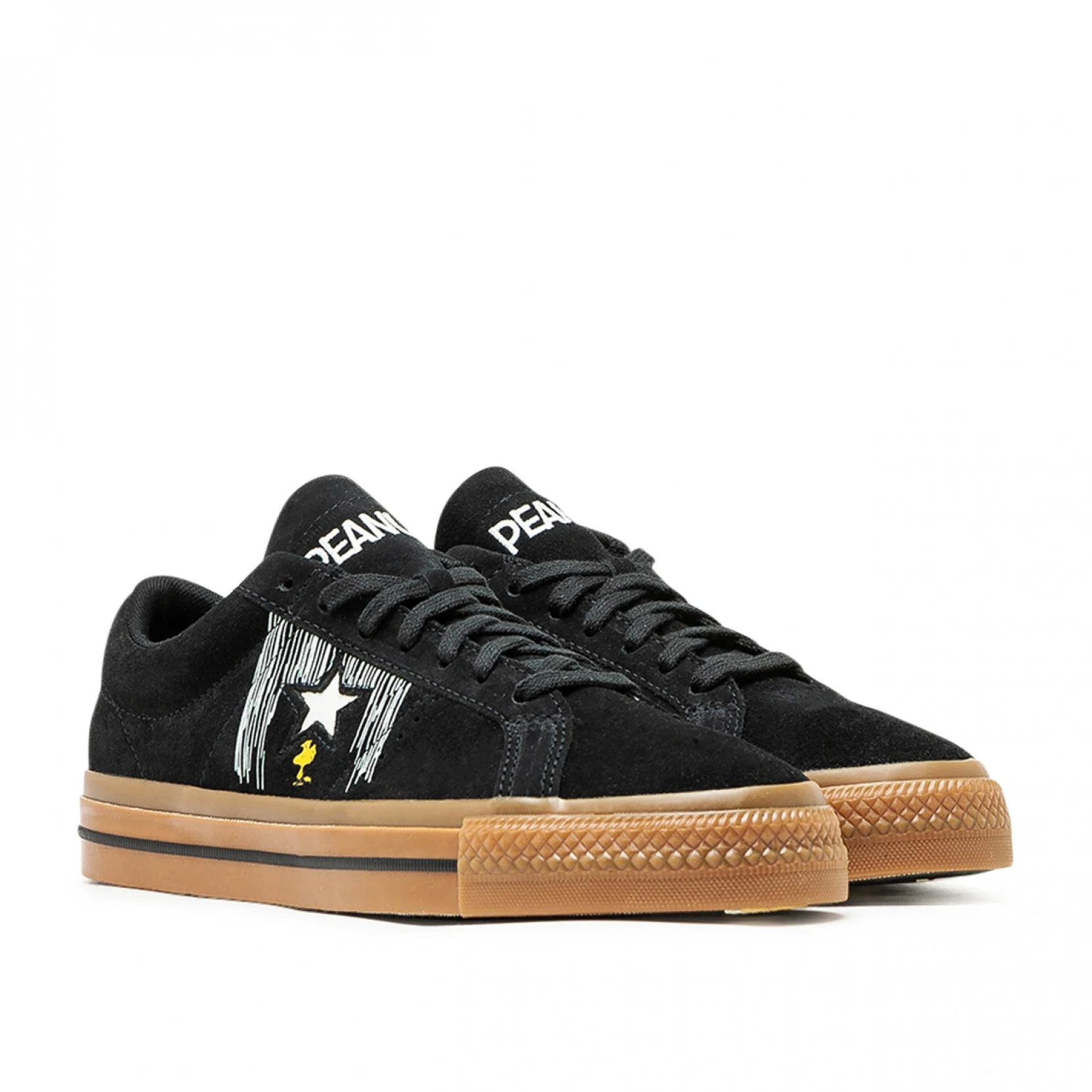 Giày Converse One Star x Peanuts 'Black' A01873C - Ảnh 3