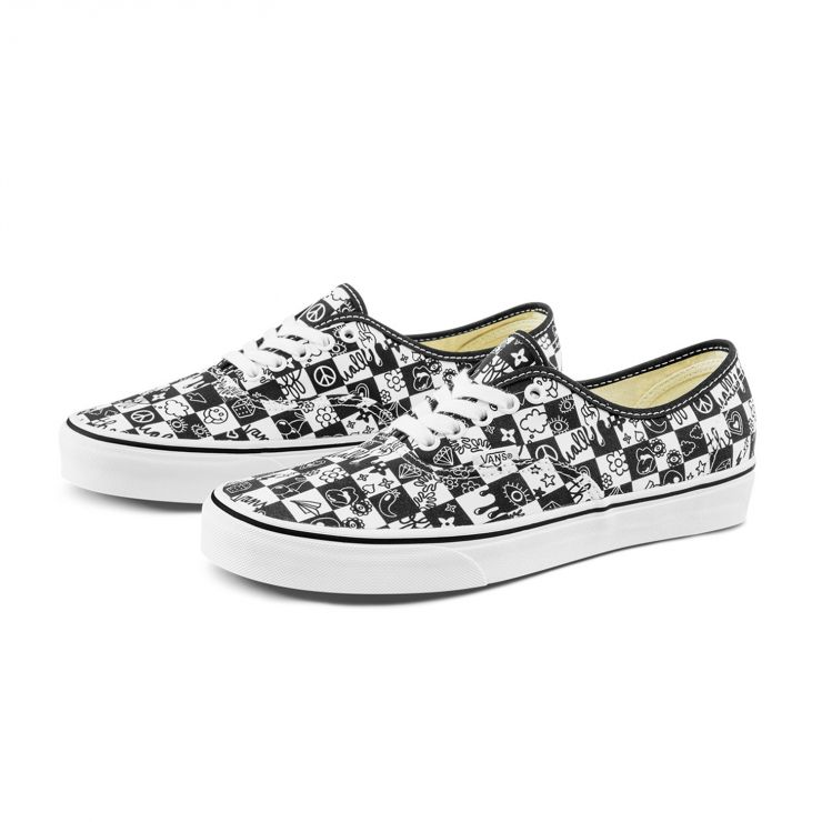 Giày Vans Doodle Checkerboard Authentic VN0A5KS96U6 - Ảnh 3