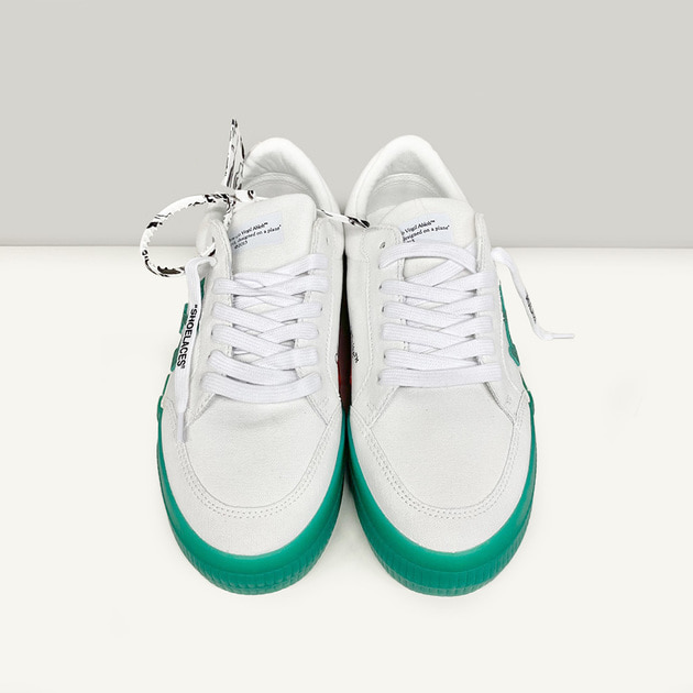 Giày Off-White Vulc Sneaker Low 'White Green' OMIA085R21FAB001-0155 - Ảnh 3