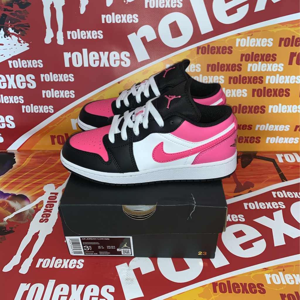 Giày Nike Air Jordan 1 Low GS 'Pinksicle' 554723-106 - Ảnh 2