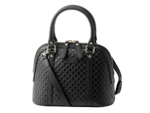 Túi Gucci Microguccissima Bag Black Leather 449654 BMJ1G 1000