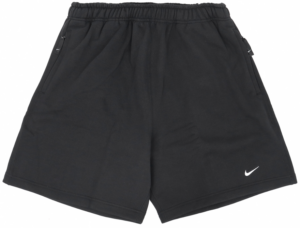 Quan Nike Solo Swoosh French Terry Shorts 'Black' DX0818-010