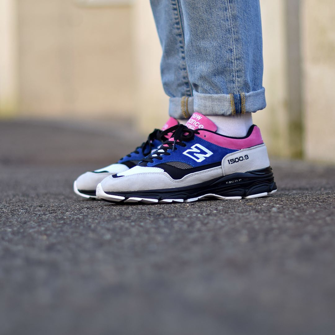 Giày New Balance 1500 Made in England 'Grey Blue Pink' M15009SC - Ảnh 2